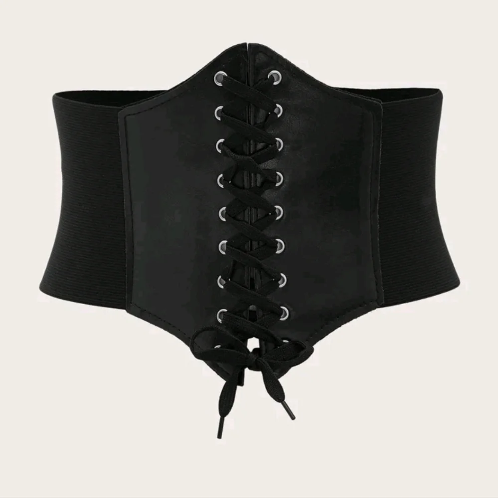 Hot Topic Corset Style Lace-Up Waist Cincher Belt
